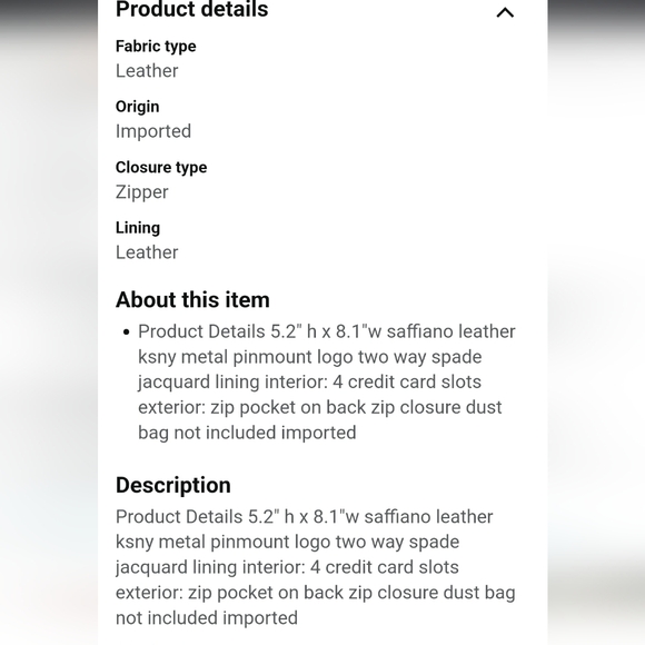 Kate ♠️ Spade Celeste Blue Medium L Zip Wristlet Wallet WLR00134-$139 - Picture 5 of 5